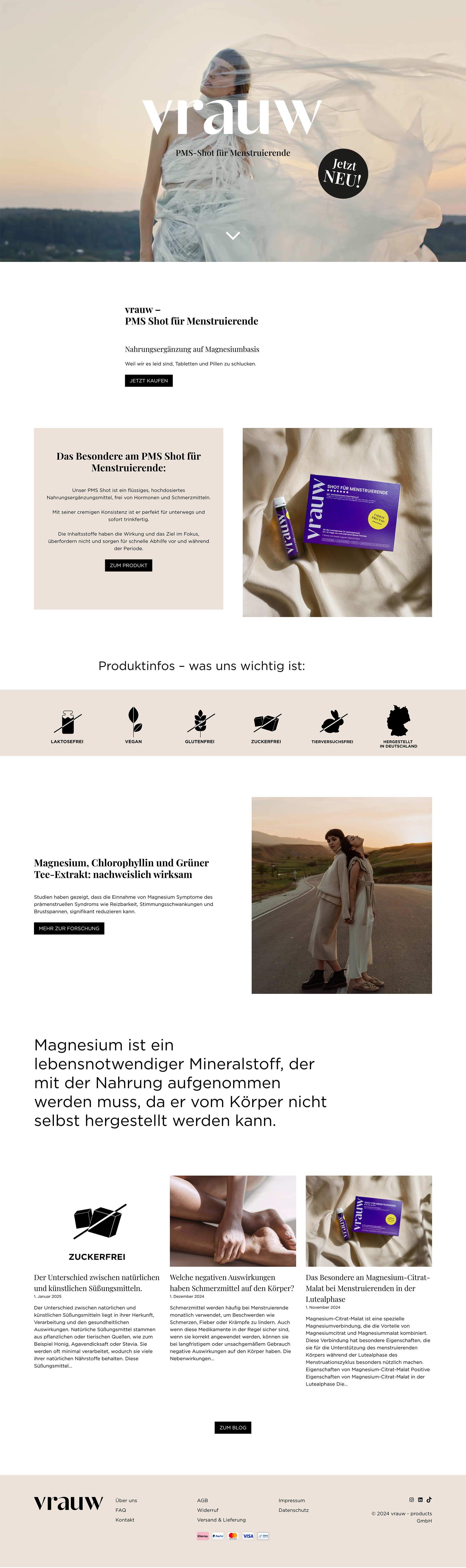 Webentwicklung & E-Commerce für vrauw