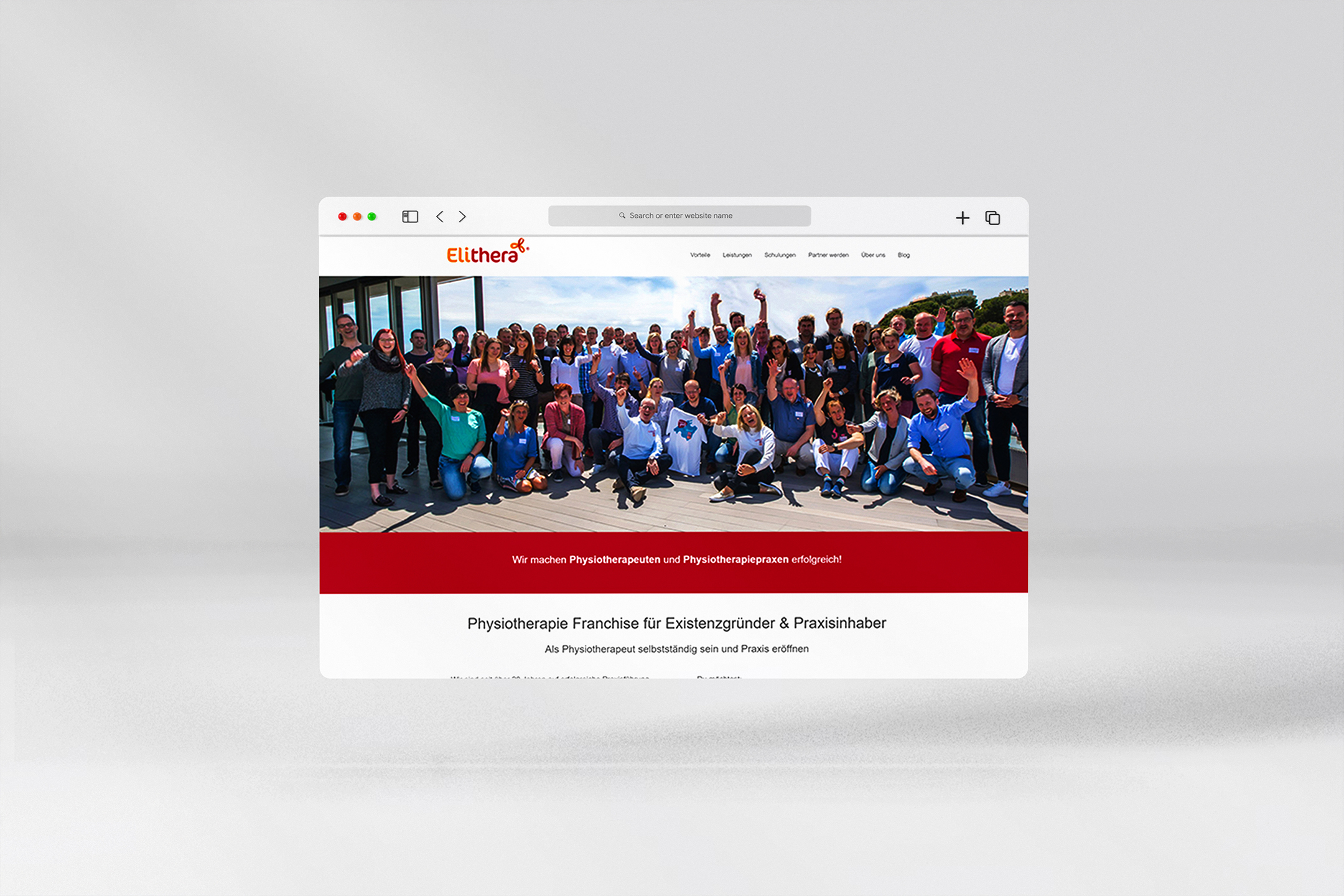 Webdesign & SEO für das Physiotherapie-Franchise Elithera in Hameln